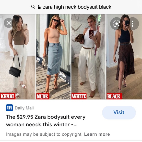 Zara high neck bodysuit - Picture 11 of 14